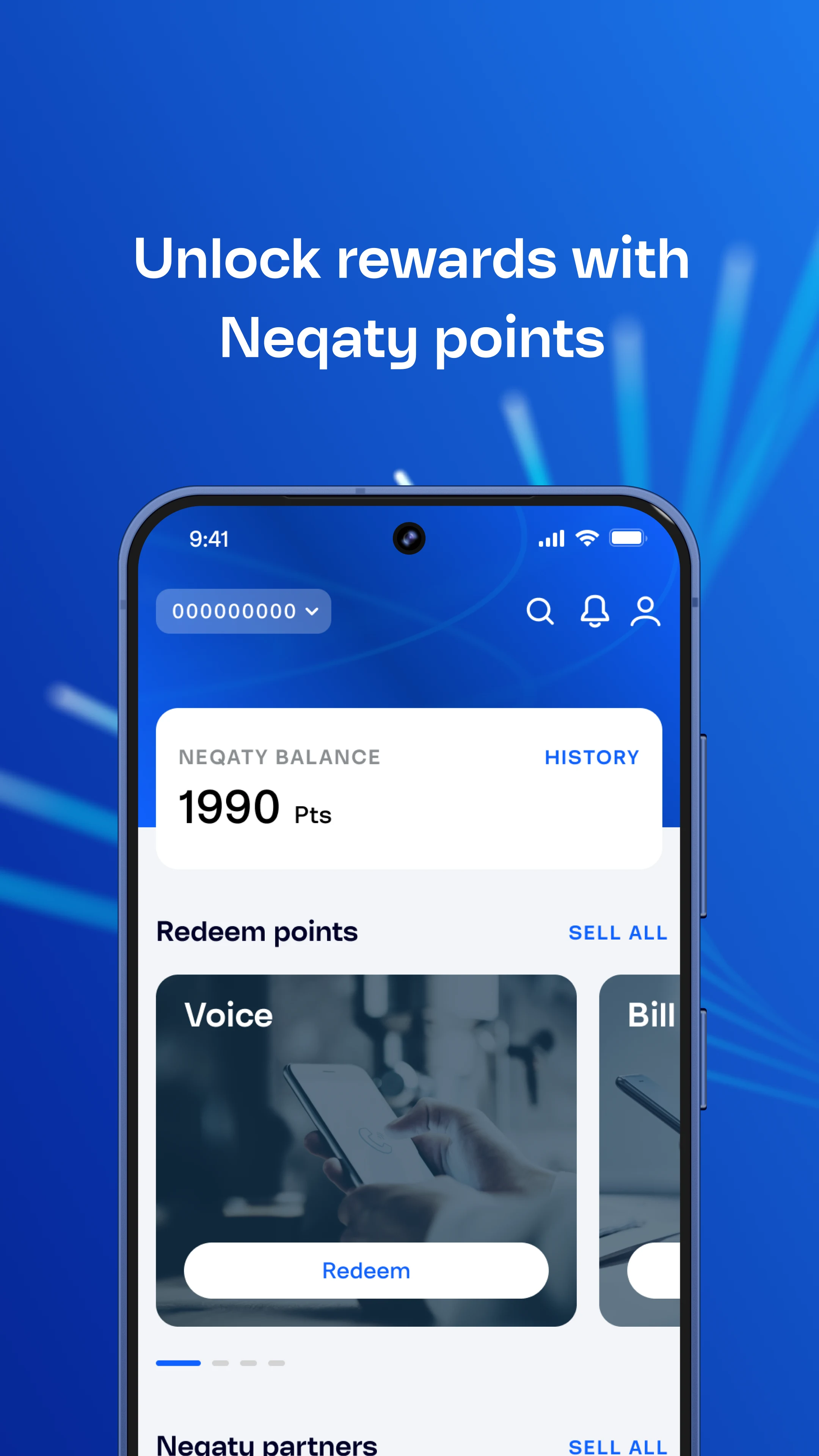 Mobily App screenshot