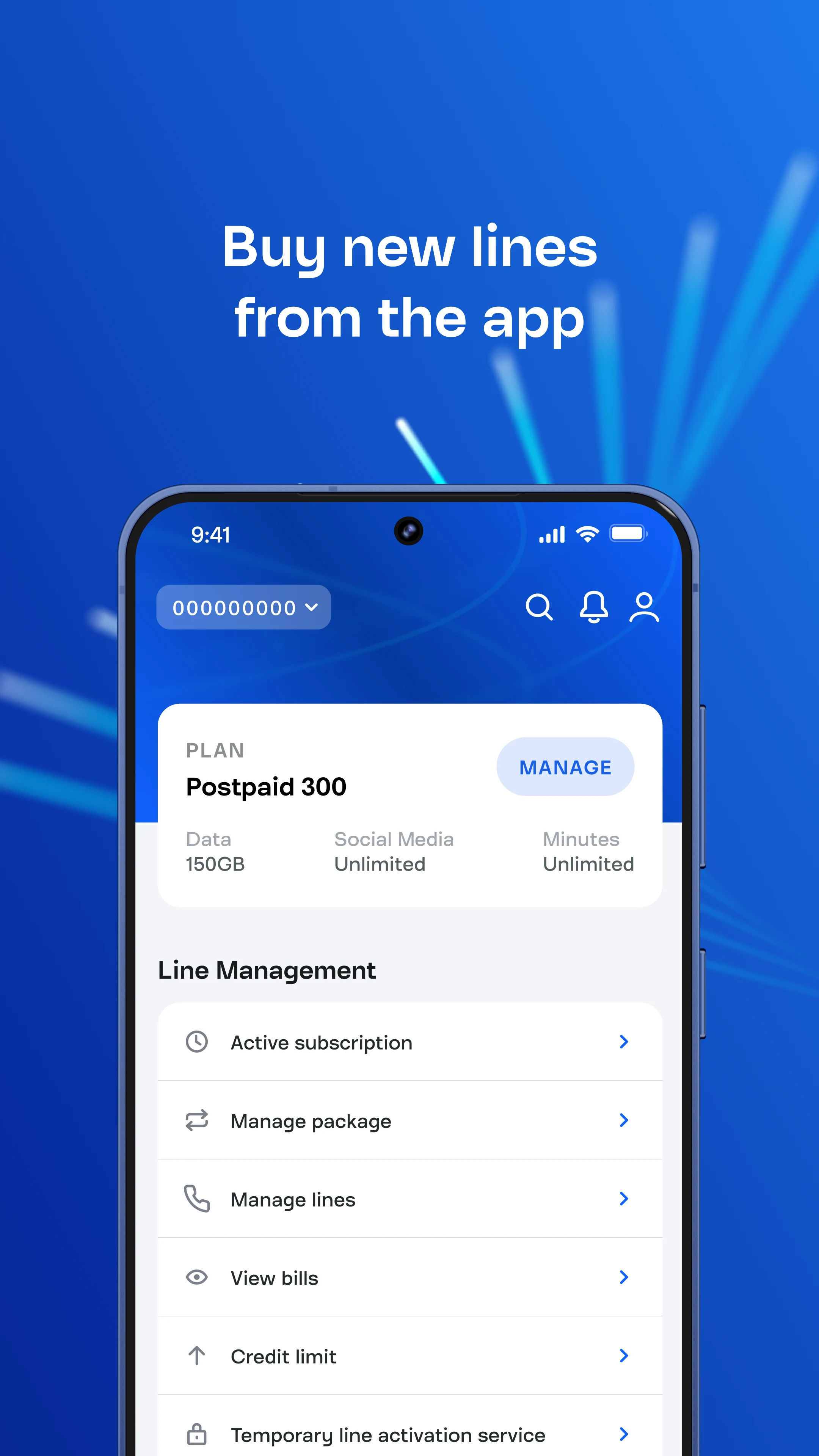 Mobily App screenshot